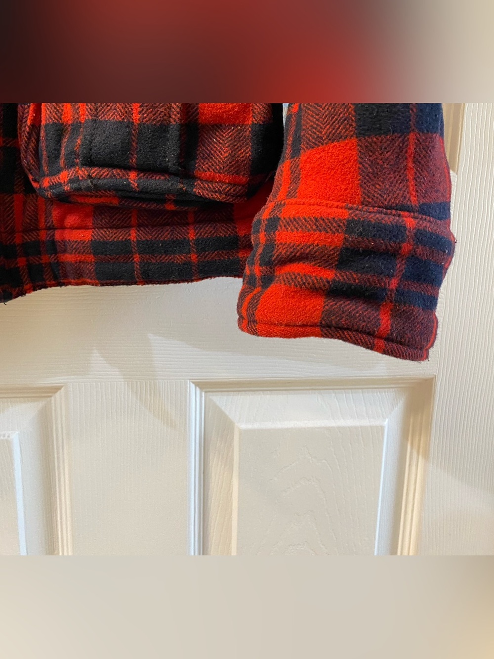 Vintage Abercrombie & Fitch Buffalo plaid wool field jacket Men’s size Medium - Picture 9 of 10